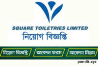 ৫ বিভাগে লোক নিচ্ছে স্কয়ার টয়লেট্রিজ