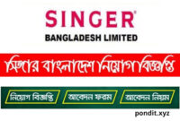 সিঙ্গার বাংলাদেশে চাকরির সুযোগ